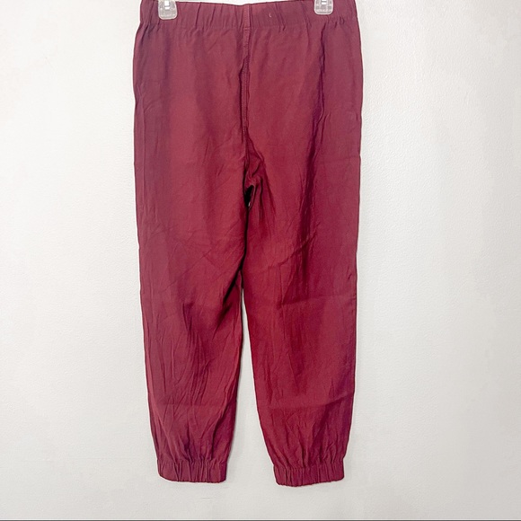 Madewell track/casual burgundy pants size Small - Picture 3 of 9